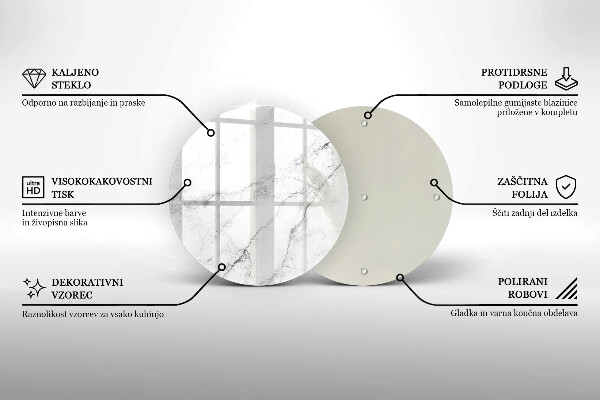 Tábua cozinha Textura de mármore elegante