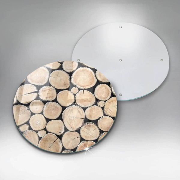 Tábua de corte Troncos de árvores de madeira