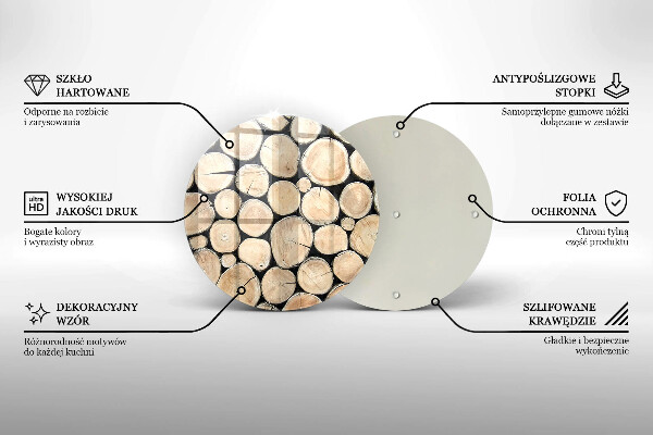 Tábua de corte Troncos de árvores de madeira