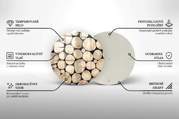 Tábua de corte Troncos de árvores de madeira