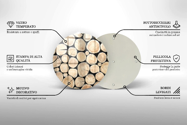 Tábua de corte Troncos de árvores de madeira