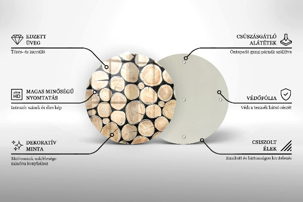 Tábua de corte Troncos de árvores de madeira