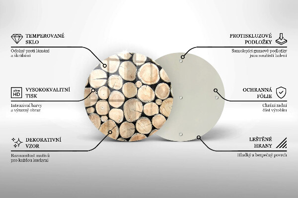 Tábua de corte Troncos de árvores de madeira