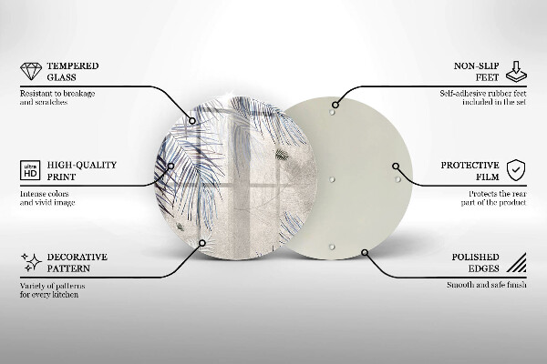 Tábua de cortar Folhas sutis