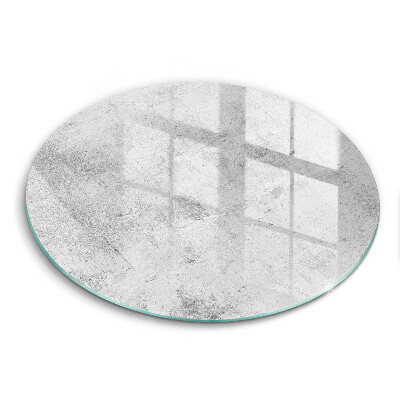 Tábua de cortar de vidro Textura de concreto