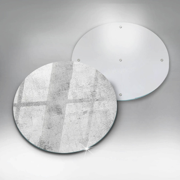 Tábua de cortar de vidro Textura de concreto