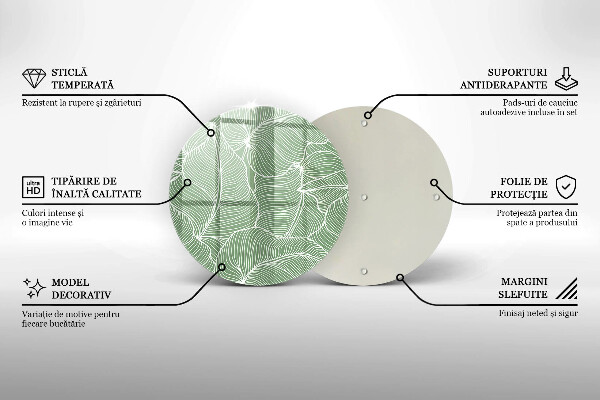 Tábua para corte Folhas lineares