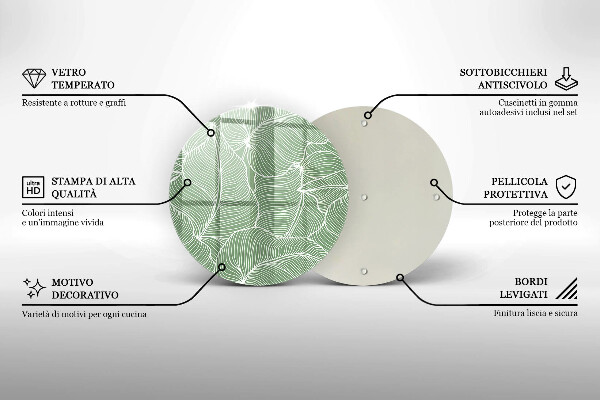 Tábua para corte Folhas lineares
