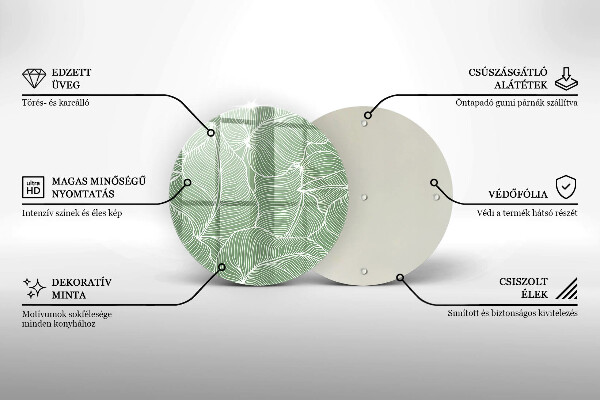 Tábua para corte Folhas lineares