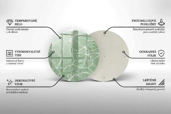 Tábua para corte Folhas lineares
