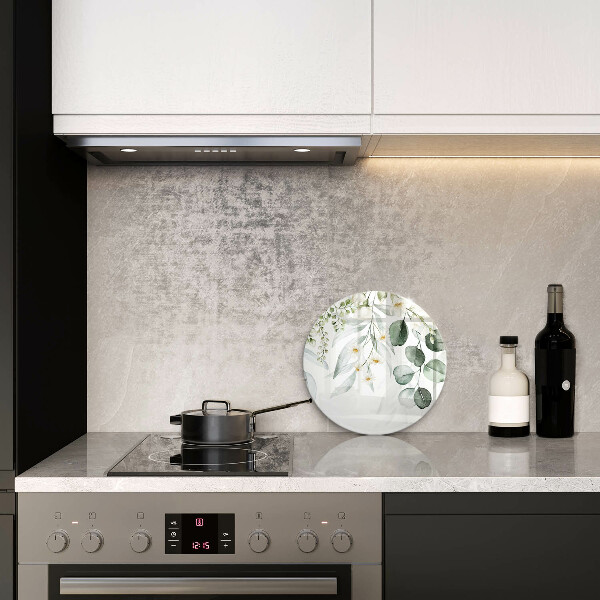 Tábua de cortar Plantas em aquarela