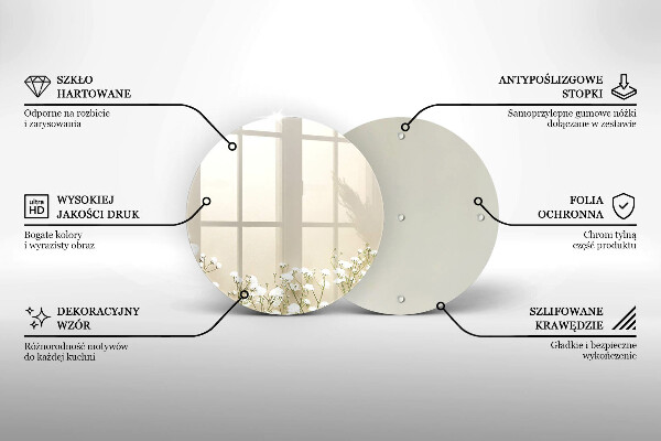 Tábua para corte Flores boho de Gypsophila