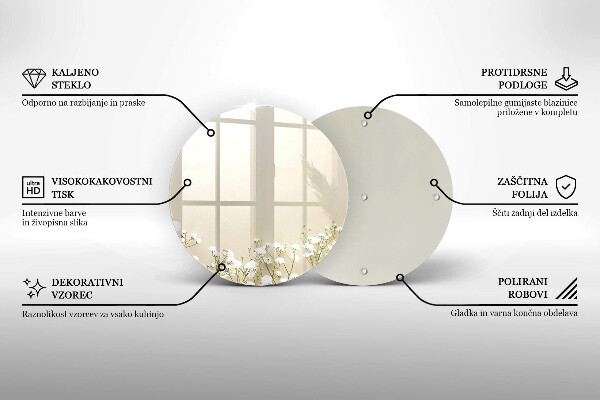 Tábua para corte Flores boho de Gypsophila