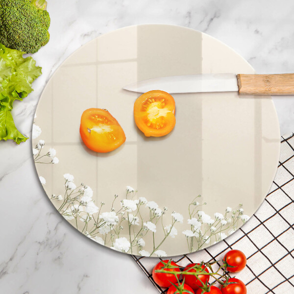 Tábua para corte Flores boho de Gypsophila