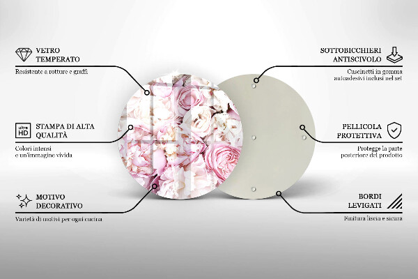 Tábua de corte Buquê de peônias