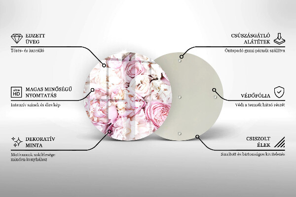 Tábua de corte Buquê de peônias