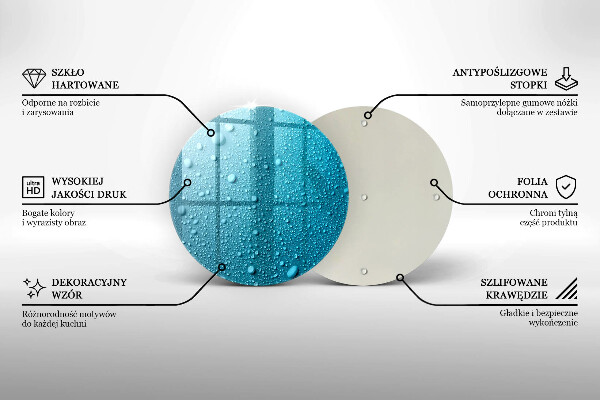 Tábua de cortar Gotas de água