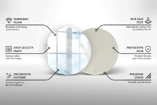 Tábua de corte Fundo delicado