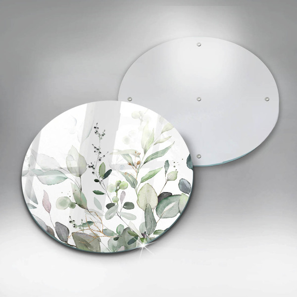 Tábua para cozinha Plantas em aquarela