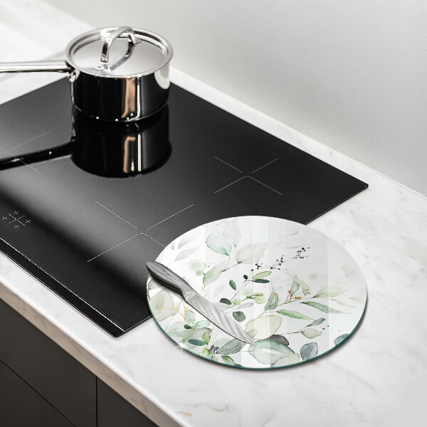 Tábua para cozinha Plantas em aquarela