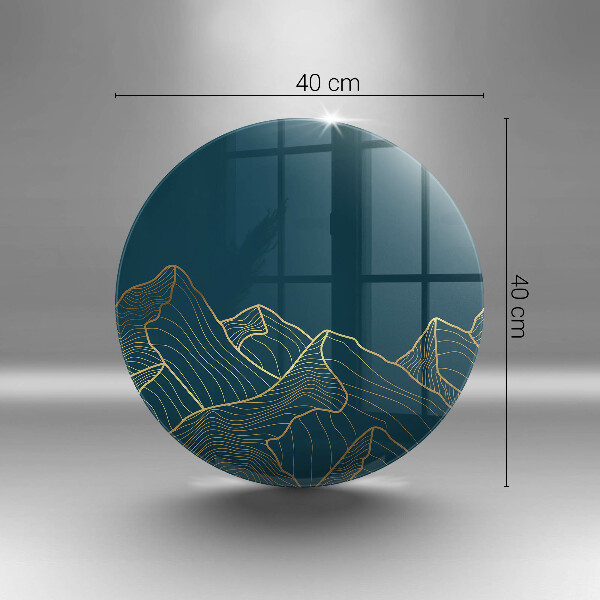 Tábua de cortar alimentos Montanhas abstratas