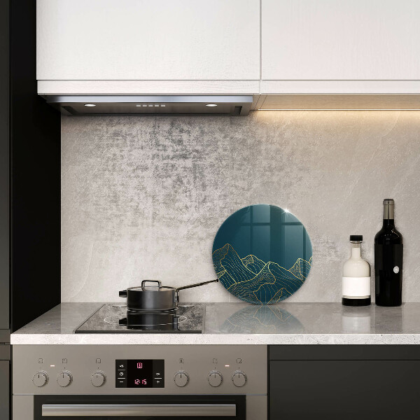 Tábua de cortar alimentos Montanhas abstratas