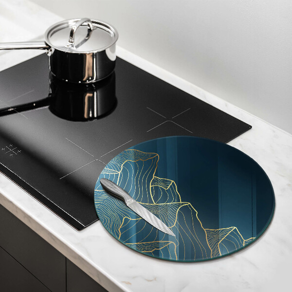 Tábua de cortar alimentos Montanhas abstratas