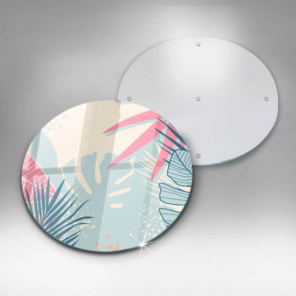 Tábua corte Folhas pastéis