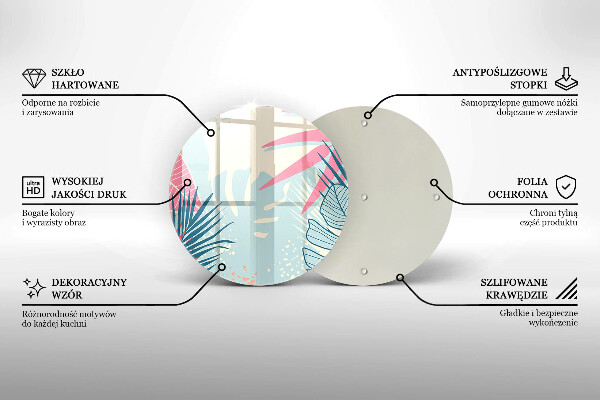 Tábua corte Folhas pastéis