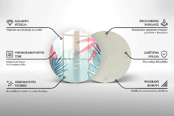 Tábua corte Folhas pastéis