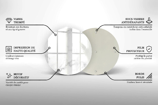 Tábua de cortar Mármore moderno