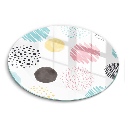 Tábua de corte Formas pintadas