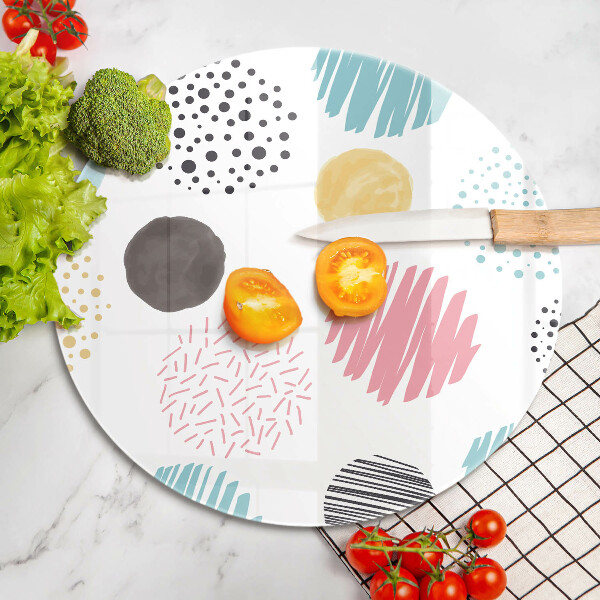 Tábua de corte Formas pintadas