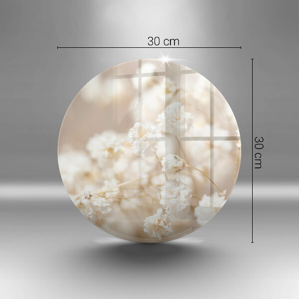 Tábua cozinha Flores brancas delicadas