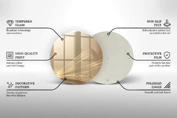 Tábua de cortar Abstração moderna