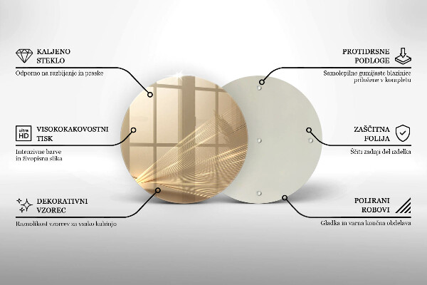 Tábua de cortar Abstração moderna