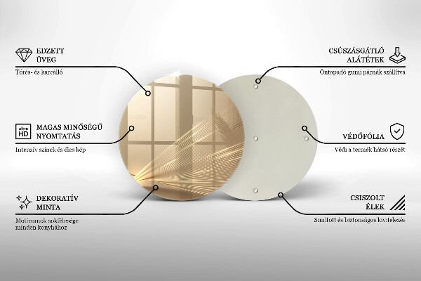 Tábua de cortar Abstração moderna