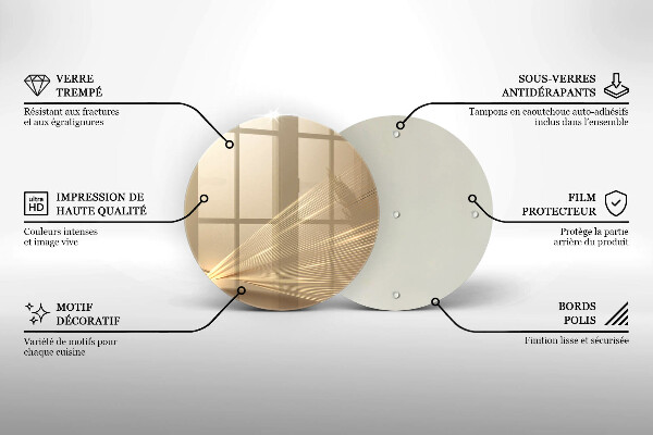 Tábua de cortar Abstração moderna