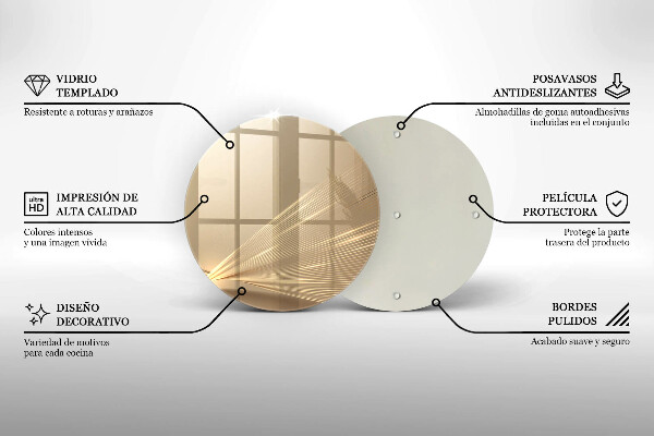 Tábua de cortar Abstração moderna