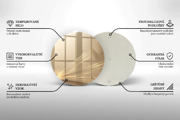 Tábua de cortar Abstração moderna