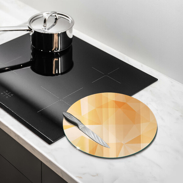 Tábua de cortar de vidro Fundo geométrico