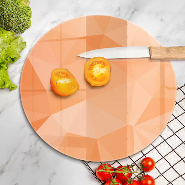 Tábua de cortar de vidro Fundo geométrico