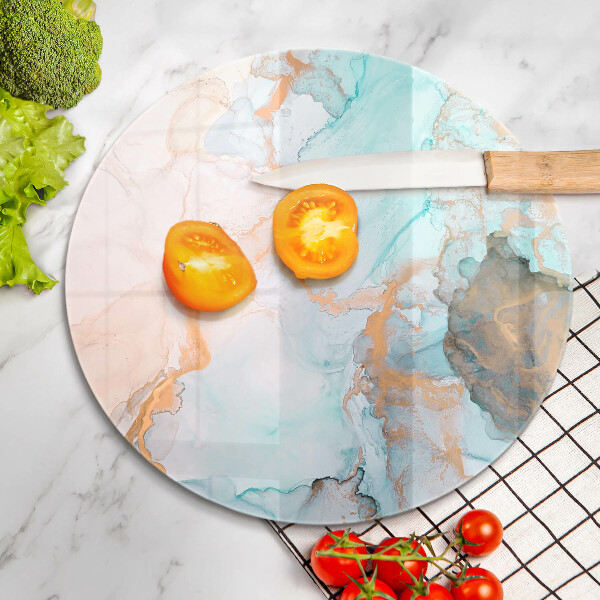 Tábua de vidro Mármore abstrato