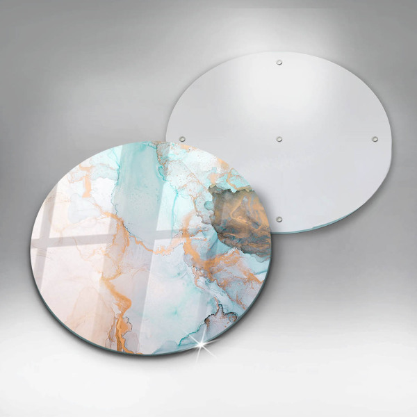 Tábua de vidro Mármore abstrato