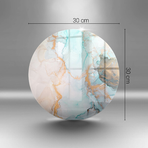 Tábua de vidro Mármore abstrato