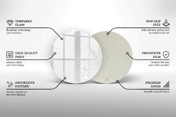 Tábua de corte Padrão de linha moderno