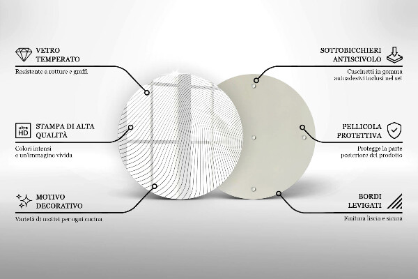 Tábua de corte Padrão de linha moderno