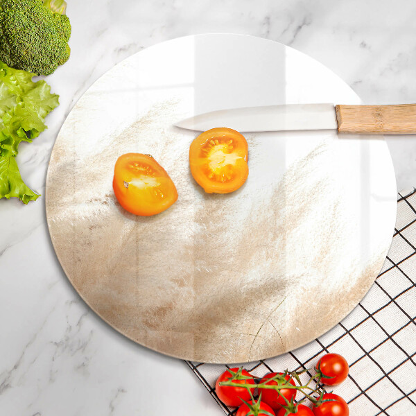 Tábua de cortar de vidro Capim-dos-pampas