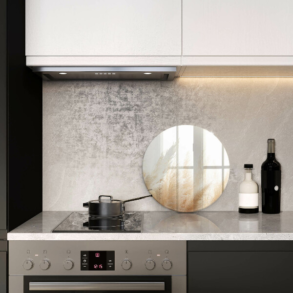 Tábua de cortar de vidro Capim-dos-pampas