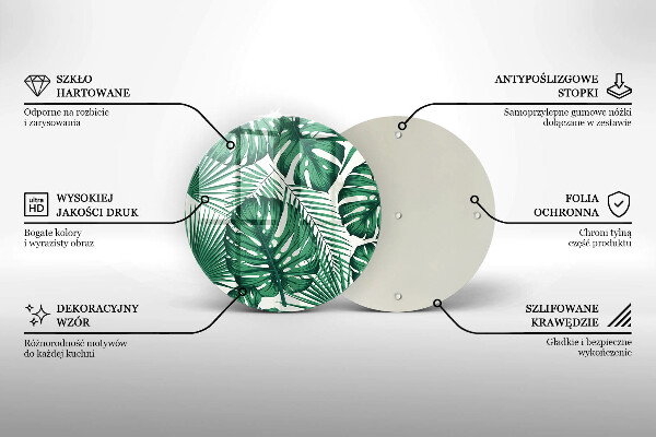 Tábua cozinha Folhas de Monstera